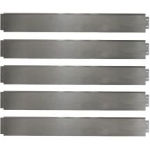 Ok-living - Bordure de pelouse, Argent, 100 x 14 cm 25 mètres