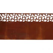 Bordure de pelouse en acier 480 x 20 cm Moucheté