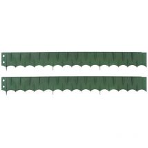 Bordure en polypropylène 116 cm Lot de 2