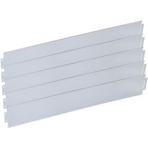 Bordure de jardin 10 m – Jeu de 10 – 1000 x 140 mm – en Acier galvanisé – Barrière plates-bandes Délimitation de parterres de fleurs décorative