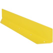 Bordure de protection Black Bull – Acier massif – Jaune signalisation RAL 1023 – 800 mm x 100 mm x 150 mm