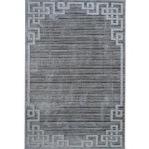 Thedecofactory - borges orient - Tapis vintage oriental gris 120x170