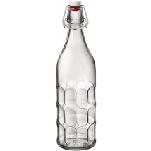 Bormioli Rocco - bormioli botella cierre hermetico moresca 1l , Botella cierre hermético Moresca 1 litroFabricada en vidrio de alta calidadPerfecta
