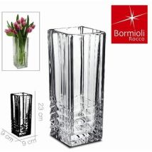 BORMIOLI florero duemila quadro 23 cm , Florero Duemila Quadro 23 cmFabricado en vidrio de alta calidadIdeal para decorar sus casaPerfecto para