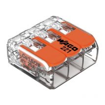 Wago - Borna de conexion rapida 221-413/995-012 4mm, 12 u 221-413/9