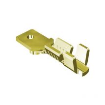 Borne 4,8x0,8 mâle section 0,25-0,75 laiton