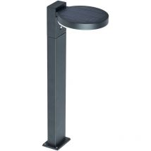 Europole - borne à led ora solar - 4.4w - 3000k - 50 cm - gris 69884