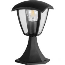 Borne extérieur alicante pour jardin Noir Culot E27