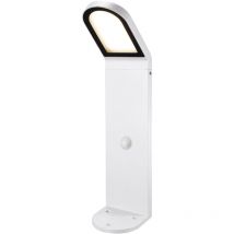 Borne castello IP54 led smd 9W 711lm CRI80 3000K 103o Crépuscule,Mouvement 495mm Blanc - Blanco