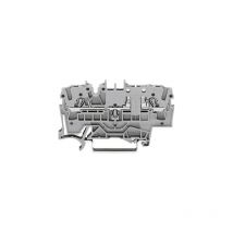 Borne de base Wago 2002-1661 5.20 mm ressort de traction affectation: l gris 1 pc(s)