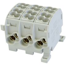 HoraeTec – 8013004 – Borne de dérivation 3 pôles – Section câble 25 mm² – Electricité et domotique