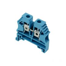 Borne de jonction à vis 2,5mm² - pas 5mm - bleue IMO