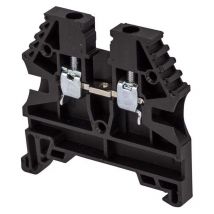 Borne de jonction à vis 2,5mm² - pas 5mm - noire - IMO