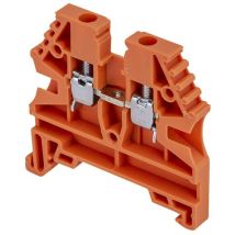 Borne de jonction à vis 2,5mm² - pas 5mm - orange IMO