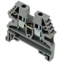 Borne de jonction à vis 4mm² - pas 6mm - grise IMO