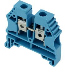 Borne de jonction à vis 6mm² - pas 8mm - bleue IMO