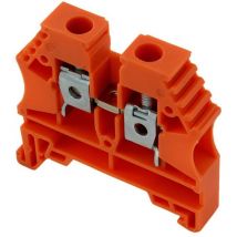 Borne de jonction à vis 6mm² - pas 8mm - orange IMO