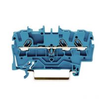 Borne de passage Wago 2001-1304 4.20 mm ressort de traction Affectation: n bleu 1 pc(s) D27369