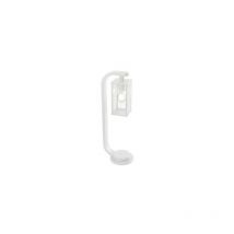 Argonauta - Borne en aluminium moulé sous pression. couleur blanc gaufré 20xh.60 cm