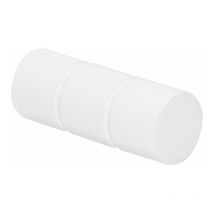 Borne en zirconium ø 20 mm. Cadix blanc (2 unités)