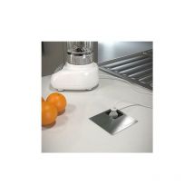 Borne encastrable versahit - Largeur : 117 mm - Longueur : 117 mm - Version : 2 prises secteur ASA