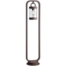 Luminaires de jardin, Borne jardin 100 cm Sambesi Rouille en Metal Trio
