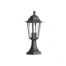 Borne Lumineuse Extérieure 60W E27 Plastique Noir elina