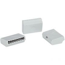 Borne de raccordement Hellermanntyton HECE-8X1.5-PA-GY-75 148-90018 flexible: 0.5-1.5 mm² rigide: 0.5-1.5 mm² Nombre de pôles: 8 gris 1 pc(s) S17420