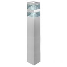 Lumihome - Borne Pyramide Inox 32 led smd 9W 60cm Inox - blanc-neutre-4000k