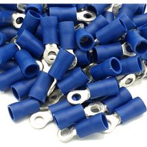 Bornes à sertir bleu 100pcs taille de goujon de 32mm