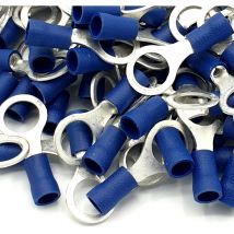 Bornes à sertir bleu 100pcs taille de goujon de 84mm