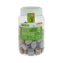 Bornes de connexion automatique S222 3 entrées par 50 Wago