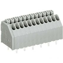 Bornier à ressort WAGO 250-412 0.50 mm² Nombre de pôles 12 gris 1 pc(s) D28878