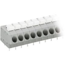 Bornier à ressort Wago 804-104 2.50 mm² Nombre de pôles 4 gris, blanc 1 pc(s) D24629