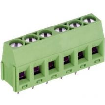 Bornier à vis PTR Hartmann AK350/8-5.0-V 50350080005E 1.50 mm² Nombre de pôles (num) 8 vert 1 pc(s) D25785