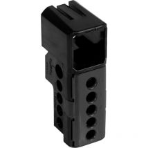 Debflex - bornier phase noir 5 bornes - 707355