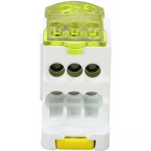 Zolginah - Bornier Rail Din 690v 160a Couvercle Transparent Pa66 Boîte De Jonction Électrique Pour Rail Din Application Dans Les Armoires De