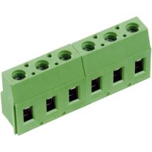 Bornier à vis PTR Hartmann AK710/2-7.5-V 50710020201E 2.50 mm² Nombre de pôles (num) 2 vert 1 pc(s) D29683