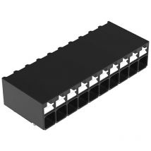 2086-1210/300-000 Borne pour circuits imprimés 1.50 mm² Nombre de pôles 10 noir 1 pc(s) - Wago