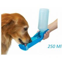 Beverino Borraccia da Viaggio per Cani 250ml Ciotola Portatile Dispenser Acqua