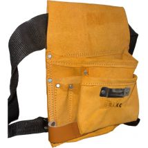 Borsa carpentiere in pelle con portamartello Brixo
