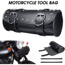 Borsa da sella per scooter da moto in pelle PU impermeabile universale Borsa da viaggio per attrezzi Borsa da viaggio per bici ATV Scooter Dirt Bike