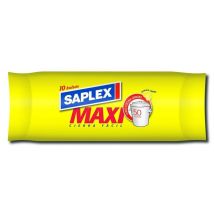 Bag spazzatura maxi limone colore bianco 50l 10 unità. saplex 57x70cm