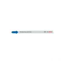 Bosch - 25 lames de scie sauteuse de pro Tubes et profilés métalliques T321BF (pour tubes et profilés de métal, tôle de acier, longueur 132 mm,