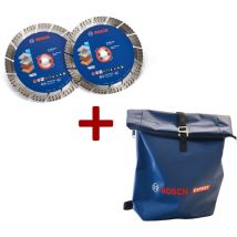 Bosch 2x dischi diamantati expert MultiMaterial + zaino expert in omaggio