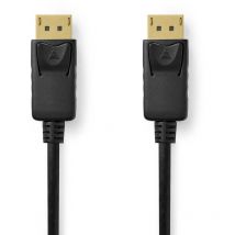 Nedis - Displayport kabel displayport hane displayport hane 8k60hz nickelplaterad 200 m rund pvc svart label 83960728 83960728 83960728 83960728
