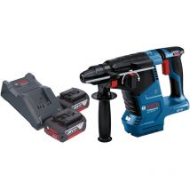Bosch Professional - Bosch gbh 18V-24 c Professional Akku Bohrhammer 18 v 2,4 j Brushless sds plus + 2x Akku 4,0 Ah + Ladegerät