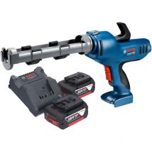Bosch Professional - Bosch gcg 18V-310 Professional Presse à cartouches sans fil 18 v 310 ml 3,5 kN + 2x batterie 5,0 Ah + chargeur