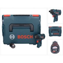 Bosch gdr 12V-110 Professional 12 v 110 Nm 1/4'' Avvitatore a impulsi senza spazzole + 1x batteria 2,0 Ah + L-Boxx - senza caricabatterie