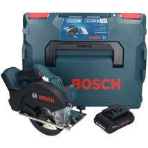 Bosch Professional - Bosch gkm 18V-50 Professional Scie circulaire portative sans fil métal 18 v 136 mm Brushless + 1x batterie ProCORE 4,0 Ah +